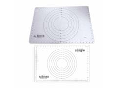 de Buyer Silikonska podloga 4937.60, non-stick, work mat, diameters, sizes, 2 sides = 2 textures