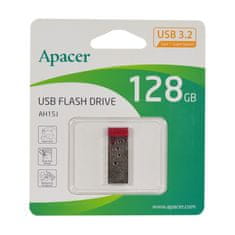 Apacer USB 3.2 Gen1 ključ 128GB AH15J srebrno/crveni