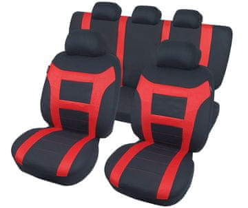 Cappa Univerzalne presvlake za auto ENERGY LIMA crne/crvene