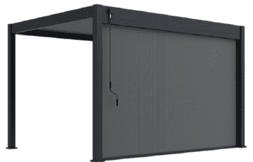 Rojaplast PARAVAN 3,6 m za bioklimatsku pergolu tamnosiva