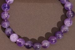 AWG Karako narukvica od kamena - ametist - mir - perle 8 mm