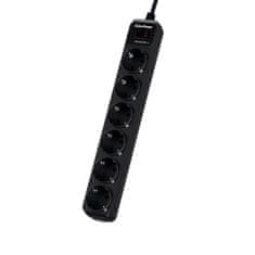 CyberPower SurgeProtector B0620SC0-DE 6xSchuko 200V 1.8 zaštitnik od prenaponskih udara, produžni kabel
