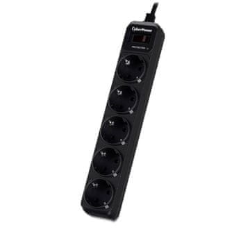 CyberPower SurgeProtector B0520SC0-DE 5x Schuko 200V 1.8 zaštitni produžni kabel od prenaponskih udara