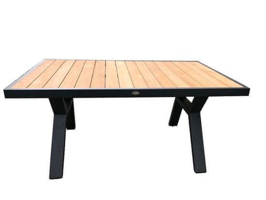 Rojaplast ROTTERDAM aluminijski blagovaonski stol 138x80 cm