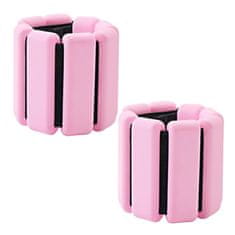 SOLFIT® Podesivi utezi za zapešće, narukvice s težinom za fitnes i svakodnevno vježbanje (2 kom) | FITILIFT, roza