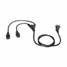 Digitus Kabel za napajanje 220V EURO schuko Y 2xC13 1,7m AK-440401-017-S