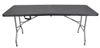 Rojaplast Sklopivi ugostiteljski stol 180x74 cm - crni, imitacija drva