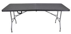 Rojaplast Sklopivi ugostiteljski stol 180x74 cm - crni, imitacija drva