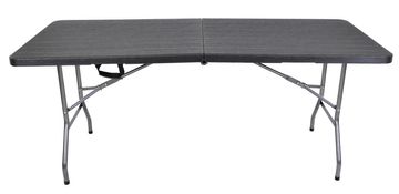 Rojaplast Sklopivi ugostiteljski stol 180x74 cm - crni, imitacija drva