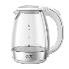 First Austria Bojler FIRST 1.7L, 2200W, staklo, bijela ručka