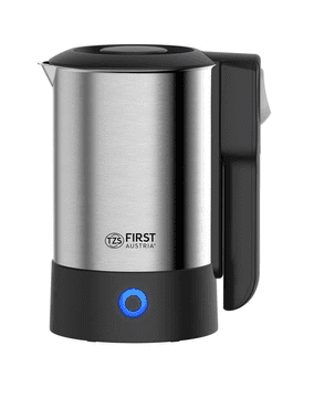 First Austria Prvi grijač vode, 0,6L, putovanja, 2 šalice, sklopiva ručka, torbica, 1000W