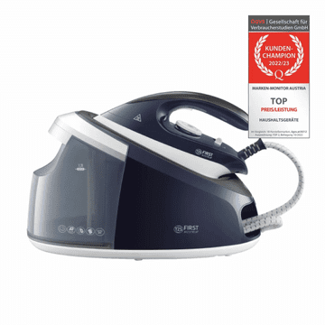 First Austria Prvi parobrod s 1,7L kontejnerom, 6bar, 2520W, plavo-bijela