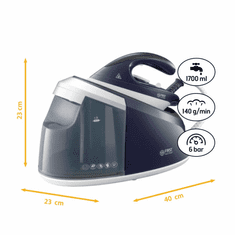 First Austria Prvi parobrod s 1,7L kontejnerom, 6bar, 2520W, plavo-bijela