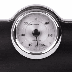 First Austria Osobna mehanička vaga FIRST, 130kg/1kg, crna