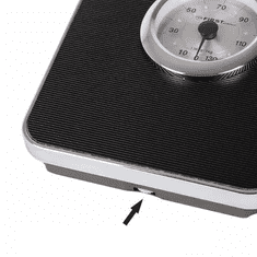 First Austria Osobna mehanička vaga FIRST, 130kg/1kg, crna