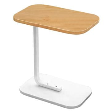 HOME & MARKER® Prijenosni stolić za kavu, kompaktni pomoćni stol za dnevni boravak, balkon ili terasu | DESKICA