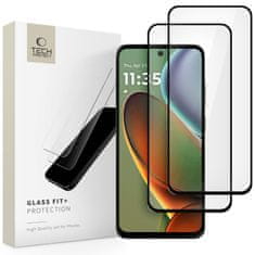 Tech-protect Glass Fit 2x zaštitno staklo za Motorola Moto G15 / G15 Power / G05 / E15, crno