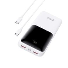 Tech-protect PB02 Power Bank 20000mAh 2x USB / USB-C / Micro USB 22.5W, bijela