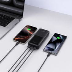 Tech-protect PB02 Power Bank 20000mAh 2x USB / USB-C / Micro USB 22.5W, crno