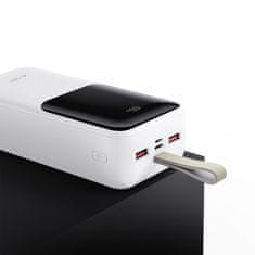 Tech-protect PB03 Power Bank 30000mAh 2x USB / USB-C / Micro USB 22.5W, bijela