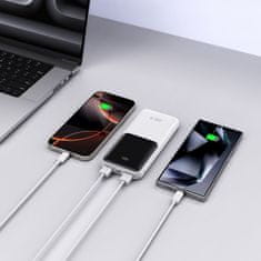 Tech-protect PB01 Power Bank 10000mAh 2x USB / USB-C 22.5W, bijela
