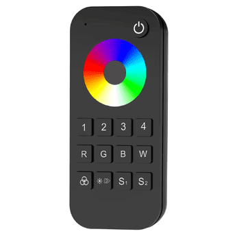 MXM RGBW upravljač za LED trake 4 zone – DC 3V, domet 30 m, za do 4 LED trake