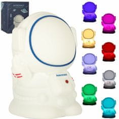 Ikonka Silikonska noćna svjetiljka bijeli astronaut