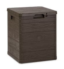 Rojaplast WOODYS kutija za odlaganje 90 L - smeđa