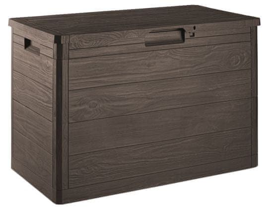 Rojaplast WOODYS kutija za odlaganje 160 L - smeđa