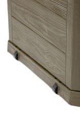 Rojaplast WOODYS kutija za odlaganje 280 L - smeđa
