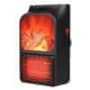 HOME & MARKER® Prijenosni električni kamin grijač, s efektom plamena, kompaktni mini grijač, za dom i ured | LUXIFLAME