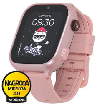 Garett kids cute 2 4G rozi pametni dječji sat s 1.83" ekranom, GPS-om, video pozivima i SOS funkcijom