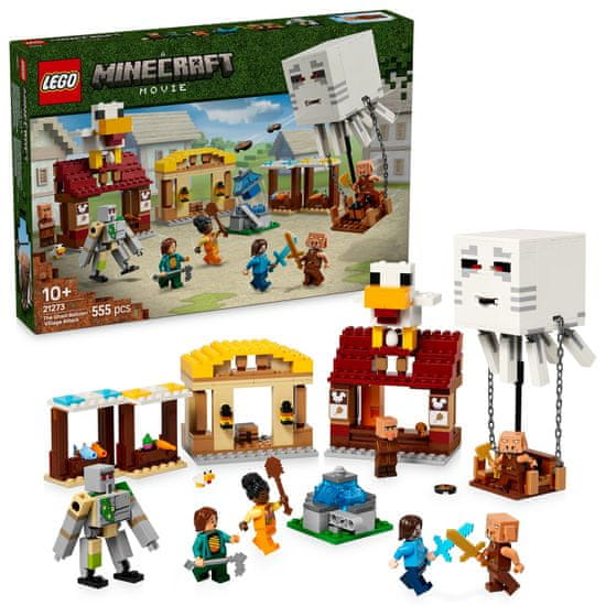 LEGO Minecraft 21273 Đavolji balon i napad sela