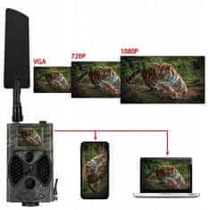 Dexxer WIFI LTE GSM IR prijenosna šumska lovna kamera LCD 16Mpx FULL HD