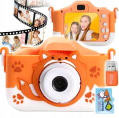 Dexxer 40MPX Baby Camera LCD Orange Fox + 32GB SD kartica