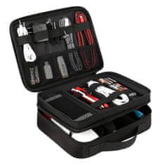 Matein torba s organizatorom kabela/elektronike, crno