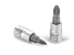 Fortum Utična glava (4701822) PZ, 1/4, PZ 2, L 37mm, CrV/S2