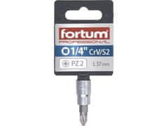 Fortum Utična glava (4701822) PZ, 1/4, PZ 2, L 37mm, CrV/S2