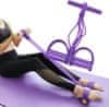Pedalna fitness traka s 4 cijevi i ručkama za vježbe cijelog tijela, elastika za vježbanje, PullStar
