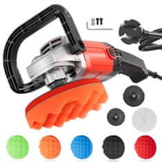 Wiltec 1200W rotacijskog poliranja automobila - 180 mm stroj za poliranje