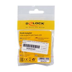 Delock RJ45 CAT.6 UTP adapter kutni 90° 86424