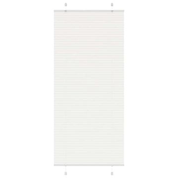 Vidaxl Plisirana zavjesa Bijela 100x200 cm Širina tkanine 99,4 cm