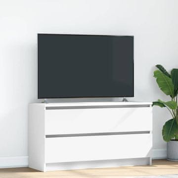 Vidaxl TV ormarić bijeli 100x35x54 cm lijepljeno drvo