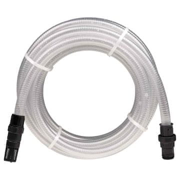 Vidaxl Usisno crijevo s PVC priključcima prozirno 1" 10 m PVC