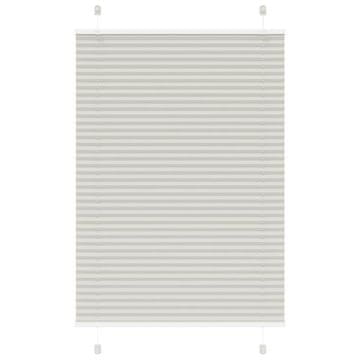 Vidaxl Plisirana zavjesa svijetlosiva 100x100 cm širina tkanine 99,4 cm