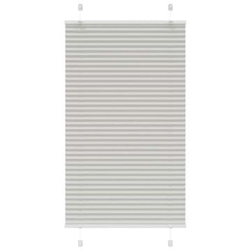 Vidaxl Plisirana zavjesa svijetlosiva 80x150 cm Širina tkanine 79,4 cm