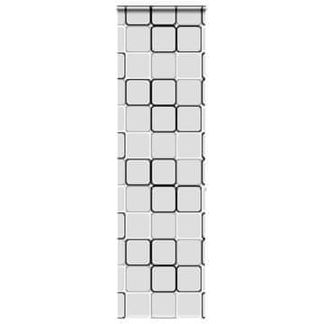 Vidaxl Rolo zavjesa za tuš s kazetom 70x240 cm širina tkanine 66 cm