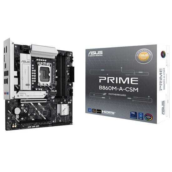 ASUS Matična ploča Prime B860M-A-CSM, LGA1851, DDR5, MicroATX (90MB1K00-M0EAYC)