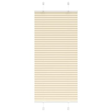Vidaxl Krem plisirana zavjesa 65x150 cm Širina tkanine 64,4 cm