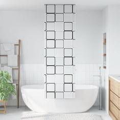 Vidaxl Rolo zavjesa za tuš 80x240 cm Širina tkanine 76 cm